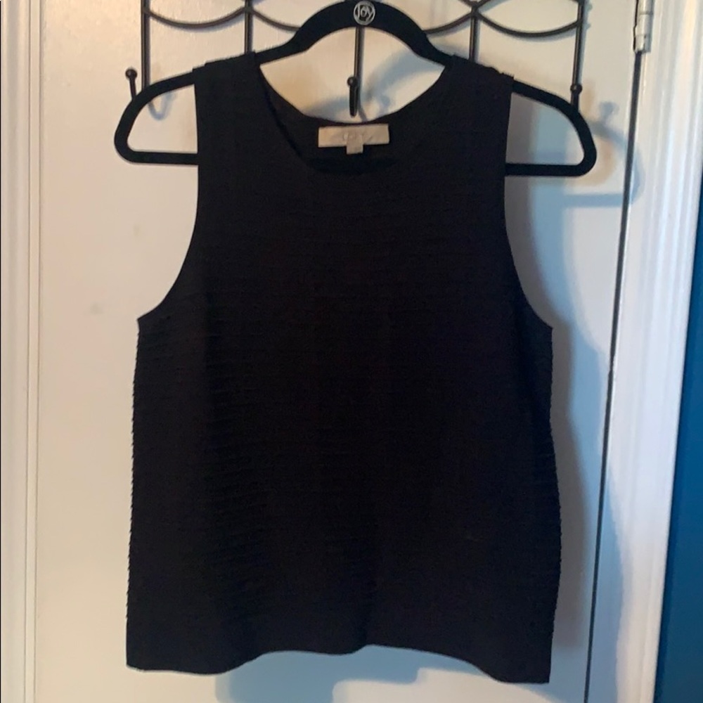 LOFT textured knit shell